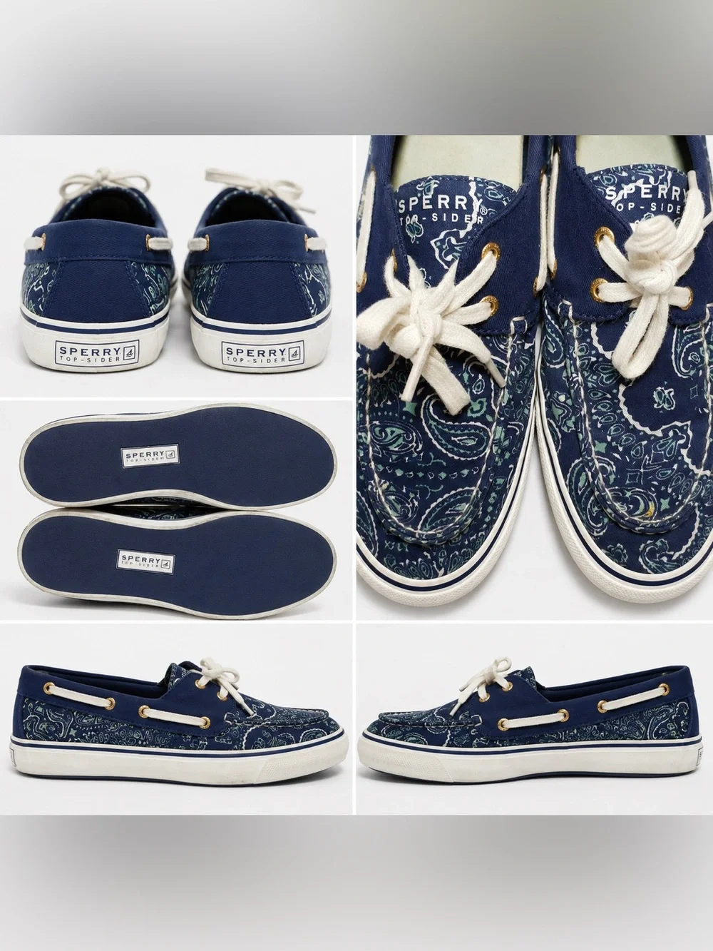 Sperry Top-Sider Boating Shoes, Size 9